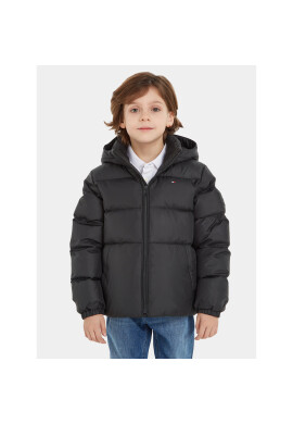 Tommy Hilfiger Пухено яке Essential KB0KB08341 D Черен Regular Fit - Pepit.bg