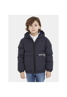 Tommy Hilfiger Пухено яке KB0KB08342 D Син Regular Fit - Pepit.bg