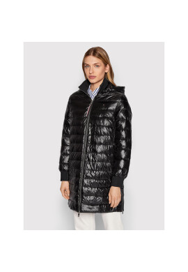 Tommy Hilfiger Пухено яке Sporty Sorona Side Zip WW0WW35089 Черен Relaxed Fit - Pepit.bg