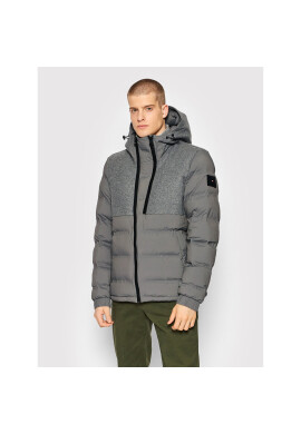 Tommy Hilfiger Пухено яке Tech Wool MW0MW19672 Сив Regular Fit - Pepit.bg