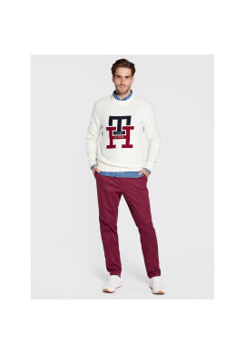 Tommy Hilfiger Пуловер Bold Monogram MW0MW28045 Бежов Oversize - Pepit.bg