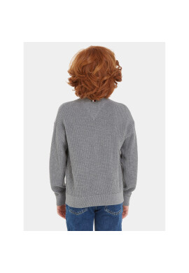 Tommy Hilfiger Пуловер Essential KB0KB08504 Сив Regular Fit - Pepit.bg