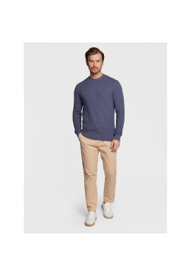 Tommy Hilfiger Пуловер Exaggerated Structure MW0MW28111 Син Regular Fit - Pepit.bg