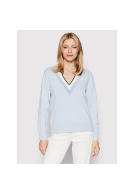 Tommy Hilfiger Пуловер Global WW0WW29878 Син Regular Fit - Pepit.bg