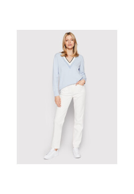Tommy Hilfiger Пуловер Global WW0WW29878 Син Regular Fit - Pepit.bg