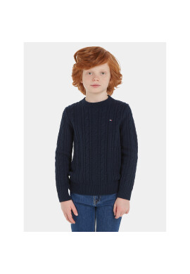 Tommy Hilfiger Пуловер KB0KB08512 Тъмносин Regular Fit - Pepit.bg