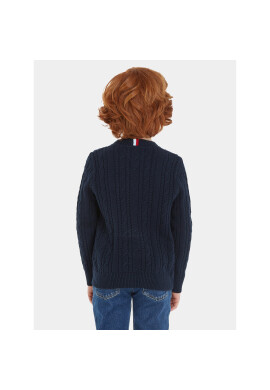 Tommy Hilfiger Пуловер KB0KB08512 Тъмносин Regular Fit - Pepit.bg