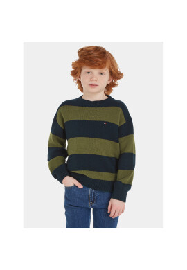 Tommy Hilfiger Пуловер KB0KB08515 Зелен Regular Fit - Pepit.bg