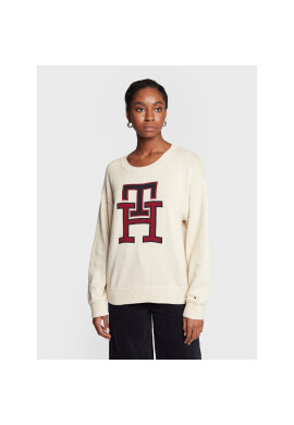 Tommy Hilfiger Пуловер Monogram WW0WW36711 Бежов Regular Fit - Pepit.bg
