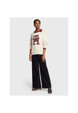 Tommy Hilfiger Пуловер Monogram WW0WW36711 Бежов Regular Fit - Pepit.bg