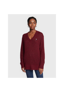 Tommy Hilfiger Пуловер Monogram WW0WW37751 Бордо Regular Fit - Pepit.bg