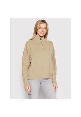 Tommy Hilfiger Пуловер WW0WW30421 Бежов Oversize - Pepit.bg