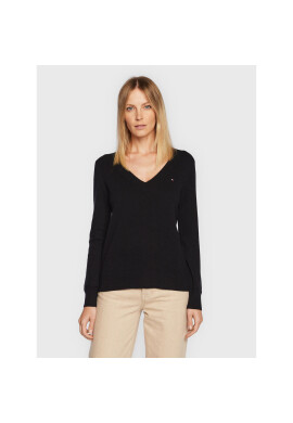 Tommy Hilfiger Пуловер WW0WW35867 Черен Regular Fit - Pepit.bg