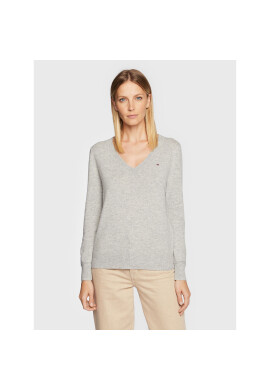 Tommy Hilfiger Пуловер WW0WW35867 Сив Regular Fit - Pepit.bg