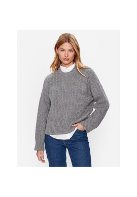 Tommy Hilfiger Пуловер WW0WW39003 Сив Oversize - Pepit.bg
