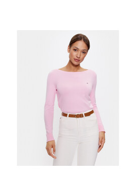 Tommy Hilfiger Пуловер WW0WW40099 Розов Regular Fit - Pepit.bg
