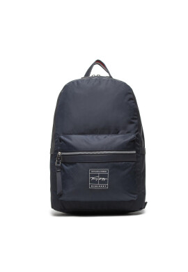 Tommy Hilfiger Раница Th Singnature Backpack AM0AM08452 Тъмносин - Pepit.bg