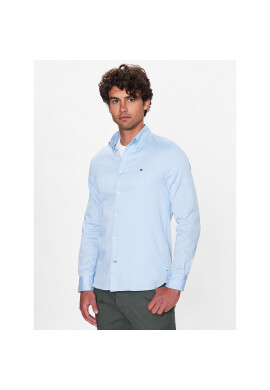 Tommy Hilfiger Риза Core Flex Dobby MW0MW25038 Син Slim Fit - Pepit.bg