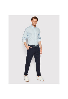 Tommy Hilfiger Риза Flex Fake Solid MW0MW26395 Син Regular Fit - Pepit.bg