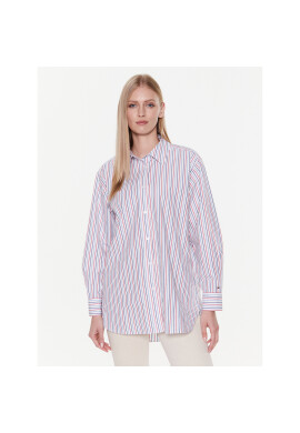 Tommy Hilfiger Риза Gbl WW0WW37141 Бял Oversize - Pepit.bg