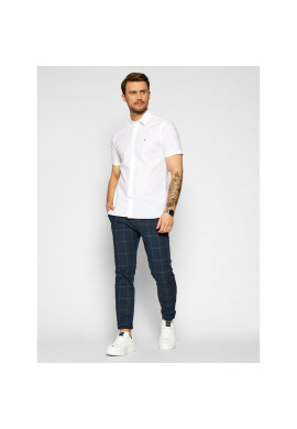 Tommy Hilfiger Риза Grid Dobby MW0MW17624 Бял Regular Fit - Pepit.bg