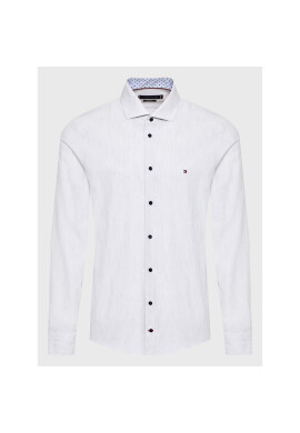 Tommy Hilfiger Риза Herringbone Solid MW0MW28512 Сив Slim Fit - Pepit.bg