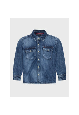 Tommy Hilfiger Риза KB0KB07506 Син Regular Fit - Pepit.bg