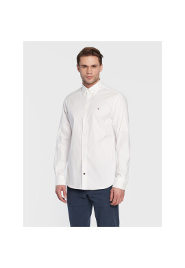 Tommy Hilfiger Риза MW0MW29969 Бял Regular Fit - Pepit.bg