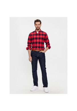 Tommy Hilfiger Риза MW0MW33780 Червен Regular Fit - Pepit.bg