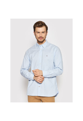 Tommy Hilfiger Риза Soft Micro Print MW0MW23119 Син Regular Fit - Pepit.bg