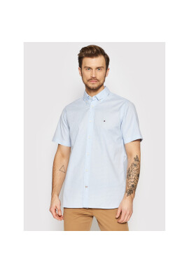 Tommy Hilfiger Риза Soft Micro Print MW0MW25106 Син Regular Fit - Pepit.bg