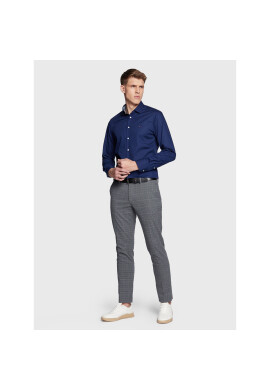 Tommy Hilfiger Риза Solid MW0MW29136 Тъмносин Slim Fit - Pepit.bg
