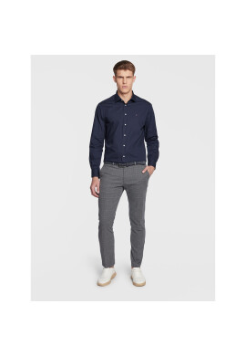 Tommy Hilfiger Риза Solid Poplin MW0MW28495 Тъмносин Regular Fit - Pepit.bg