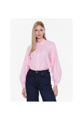 Tommy Hilfiger Риза Solid WW0WW37127 Розов Loose Fit - Pepit.bg