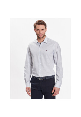Tommy Hilfiger Риза Stretch MW0MW30643 Бял Regular Fit - Pepit.bg