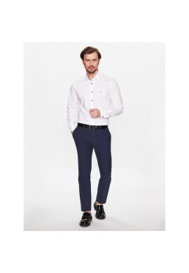 Tommy Hilfiger Риза Stretch Solid MW0MW30629 Бял Regular Fit - Pepit.bg