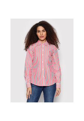 Tommy Hilfiger Риза WW0WW31003 Червен Regular Fit - Pepit.bg