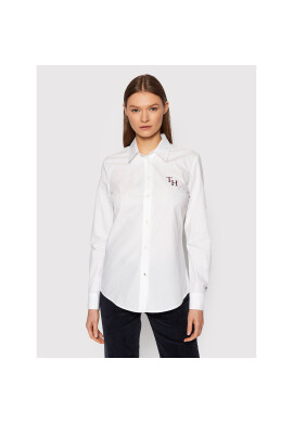 Tommy Hilfiger Риза WW0WW31396 Бял Regular Fit - Pepit.bg