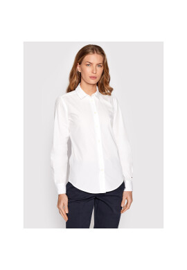 Tommy Hilfiger Риза WW0WW36431 Бял Regular Fit - Pepit.bg