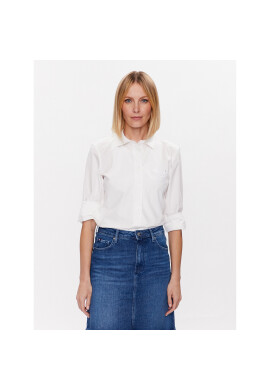 Tommy Hilfiger Риза WW0WW38615 Бял Regular Fit - Pepit.bg