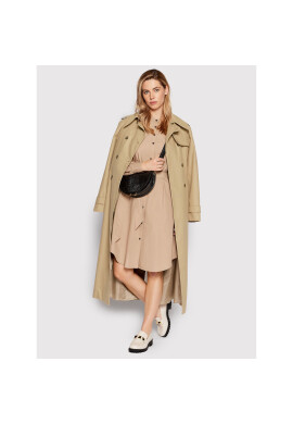 Tommy Hilfiger Рокля тип риза Solid WW0WW35301 Бежов Regular Fit - Pepit.bg