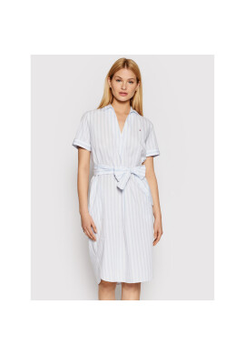 Tommy Hilfiger Рокля тип риза Cot Poplin WW0WW30352 Син Regular Fit - Pepit.bg