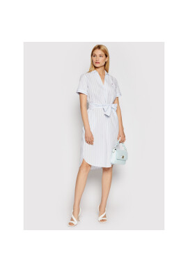 Tommy Hilfiger Рокля тип риза Cot Poplin WW0WW30352 Син Regular Fit - Pepit.bg