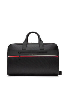 Tommy Hilfiger Сак Th Stripe Duffle AM0AM10302 Черен - Pepit.bg