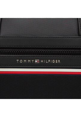 Tommy Hilfiger Сак Th Stripe Duffle AM0AM10302 Черен - Pepit.bg