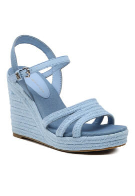 Tommy Hilfiger Сандали Essential Wedge Sandal FW0FW07159 Син - Pepit.bg