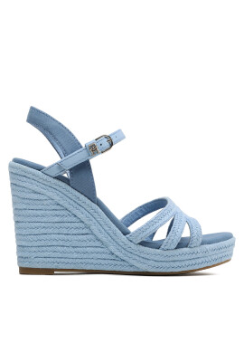 Tommy Hilfiger Сандали Essential Wedge Sandal FW0FW07159 Син - Pepit.bg