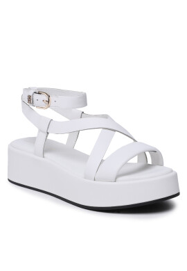 Tommy Hilfiger Сандали New Flatform Strap FW0FW07245 Бял - Pepit.bg