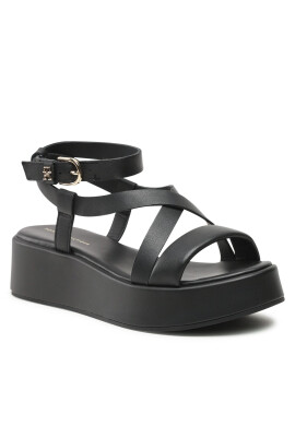 Tommy Hilfiger Сандали New Flatform Strap FW0FW07245 Черен - Pepit.bg