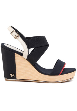 Tommy Hilfiger Сандали Th Basic Hardware High Wedge FW0FW04946 Тъмносин - Pepit.bg